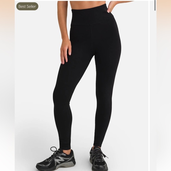 MATE THE LABEL Organic Black Full-Length Leggings - Picture 3 of 3